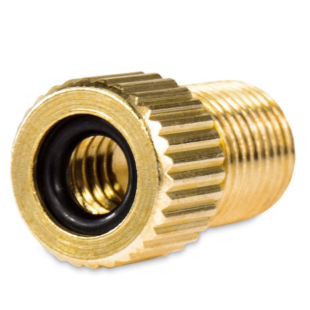 Vertical pattern changing mouth Bicycle Valve Adapter DV & SV (Dunlop & French Valve) to AV (Car Valve) With Rin