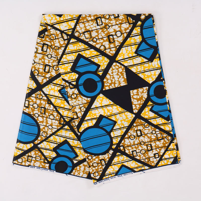Latest African Wax Fabric Veritable 100% Cotton Print Fabric les pagnes