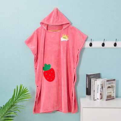 Volwassen 'S Hooded Cape Wearable Douche Badhanddoek Outdoor Sport Zachte Absorberende Strand Poncho Handdoeken Water Veranderende Pak Badjas: 2