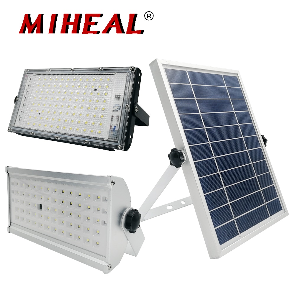50W 100W Led Floodlight Solar Light Waterproof Outdoor LED Reflector Light Garden Lamp AC 220V-240V Spotlight Street Lighting