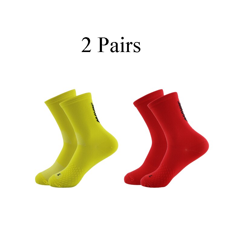 2 Pairs Unisex Non Slip Socks Towel Bottom Outdoor Sports Socks: o