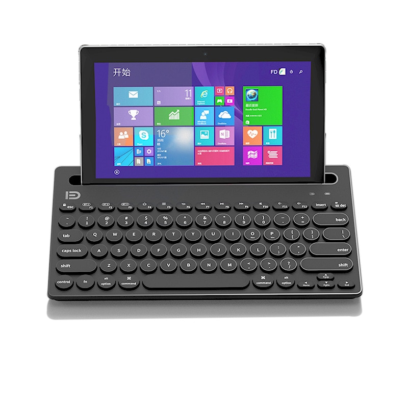 Portátil Mini teclado inalámbrico teclado Bluetooth para Android, Ios, Windows para Ipad de la tableta del teléfono de goma batería tipo de teclado