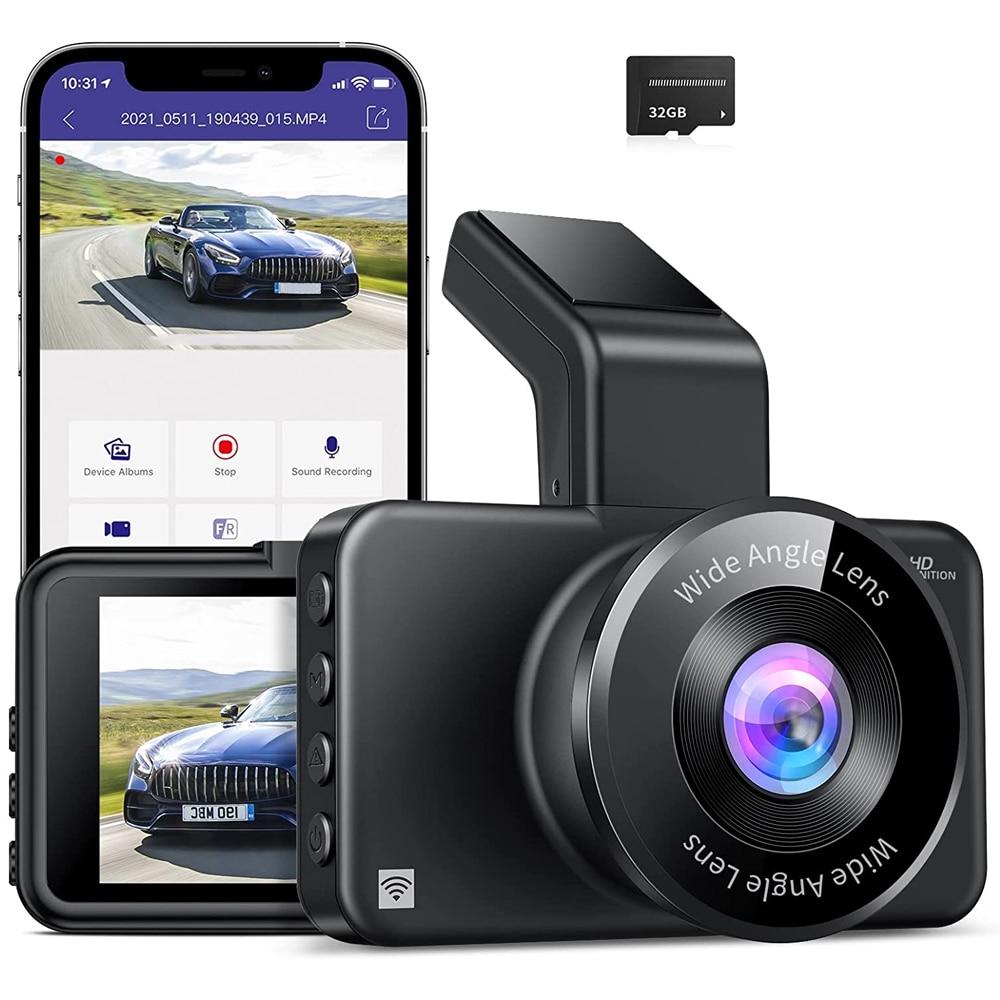 Navifly Wifi Car Video Recorder Dash Cam Dvr Camera G-Sensor Nachtzicht Parking Monitor Hd 1080P Auto camera Dvr