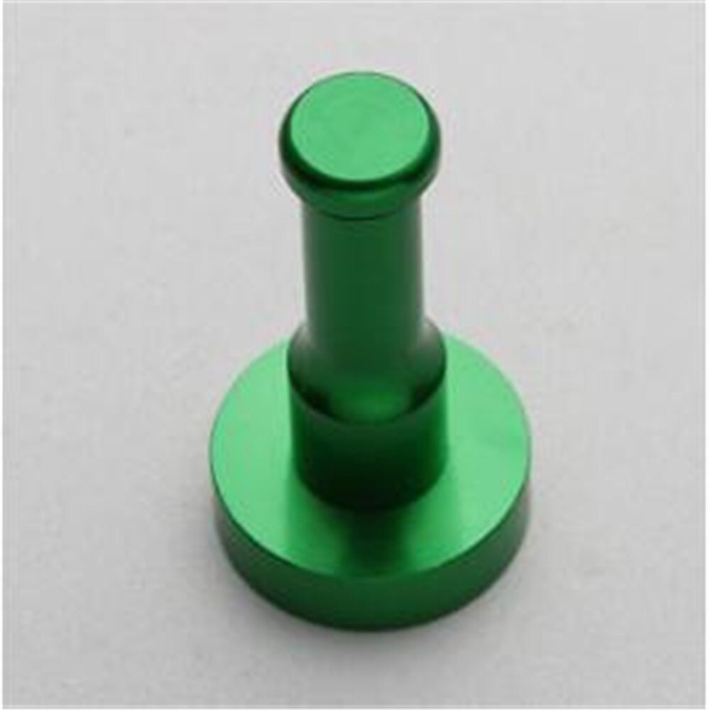10 kleuren ruimte aluminium multi-color diy handdoek muur haak spijker badkamer keuken kleding sleutel kapstok tas hanger houder: Groente