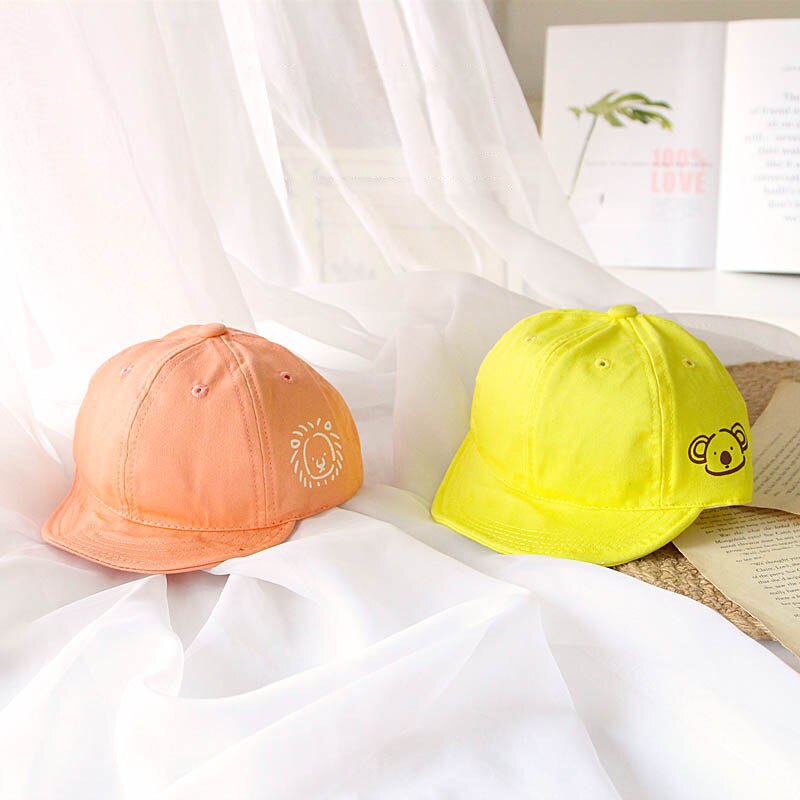 Sombrero de bebé de conejo para niños y niñas, gorra de béisbol de Color sólido, gorras para niños pequeños, sombrero de playa al aire libre, 8-15 meses