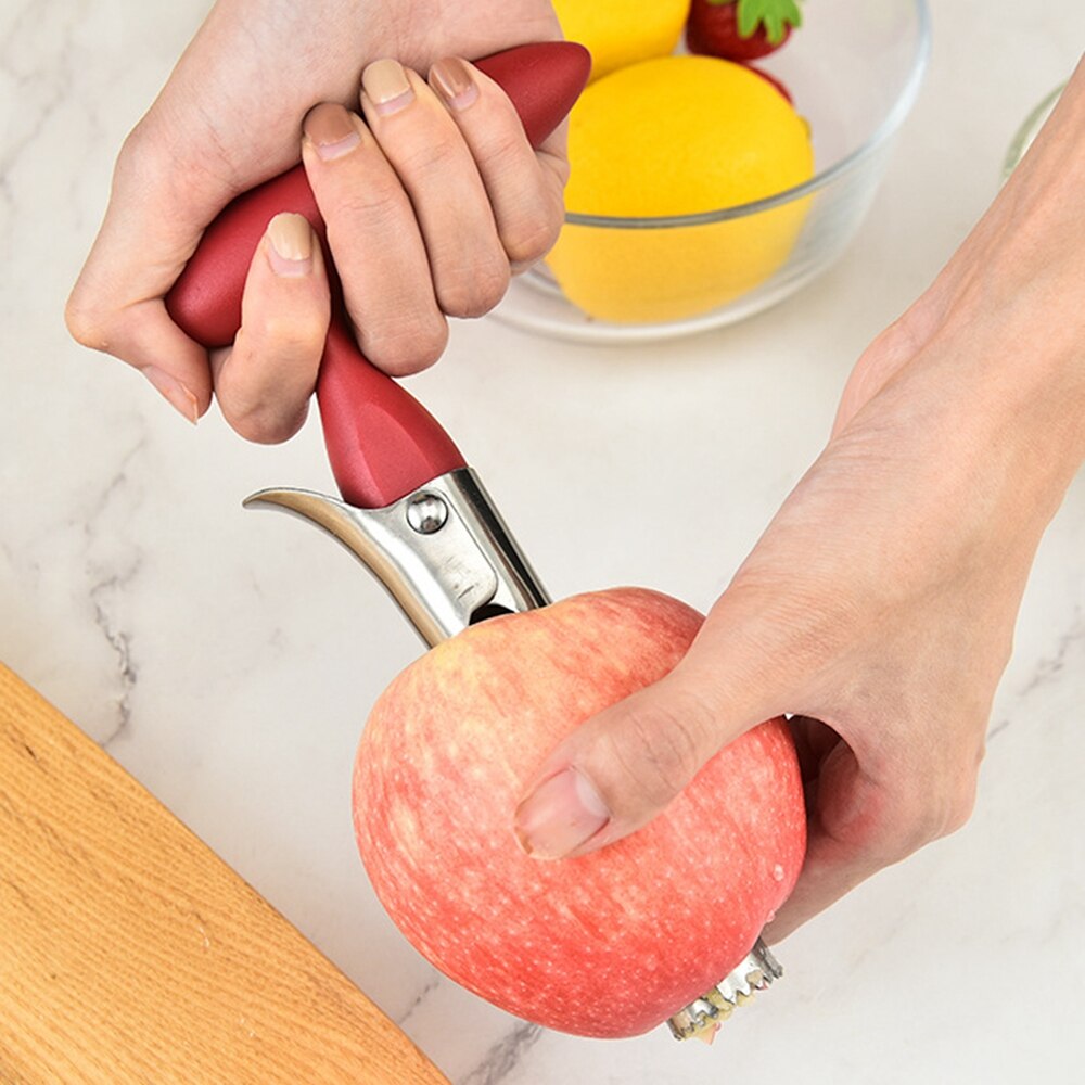 Apple Core Cutter Stainless Steel Pear Fruit Vegetable Tools Core Seed Remover Multi-function Cutting Vegetable Seeder Slicer