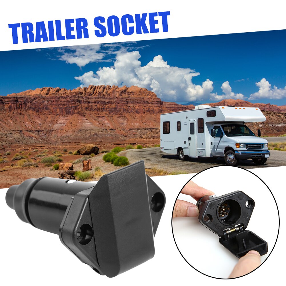 Electrical Converter Socket Plug Electrical Converter Adaptor Towbar Socket Australian Standard 7Pin Towbar Trailer Adapter