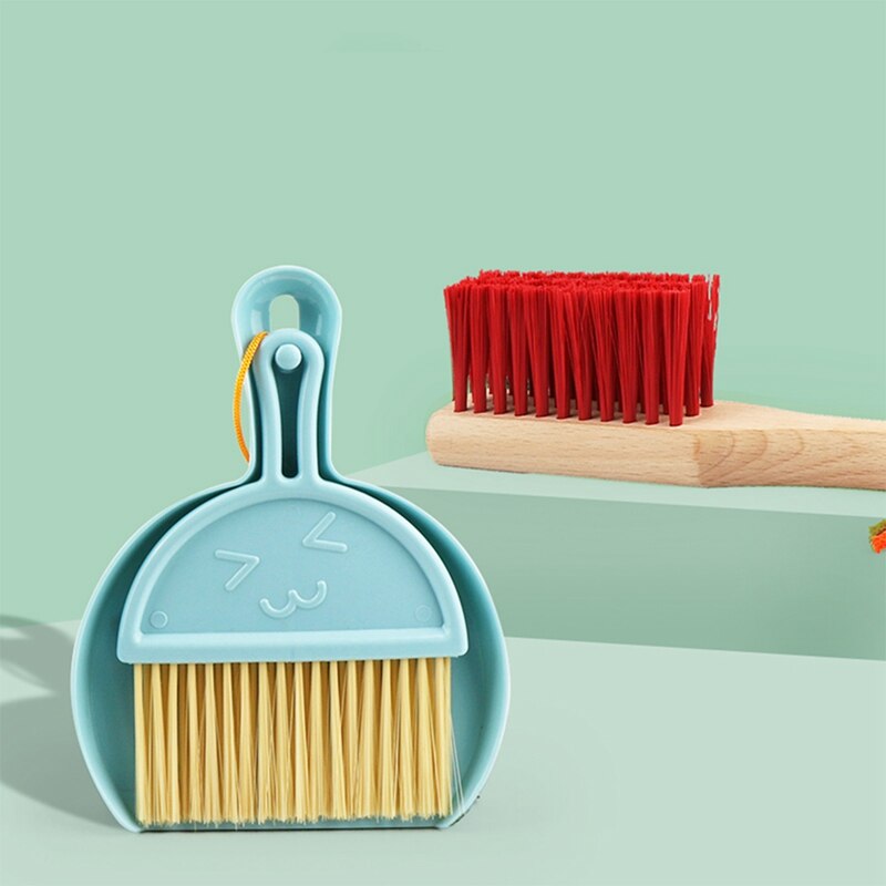 6 Pcs Kinderen Pretend Play Houten Bezem Mop Schoonmaken Tool Speelgoed Brain-Training Speelgoed Voor Kids Educatief Speelgoed