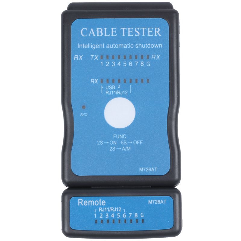 Multifunction RJ45 RJ11 Printer USB LAN Network Cable Tester: Default Title