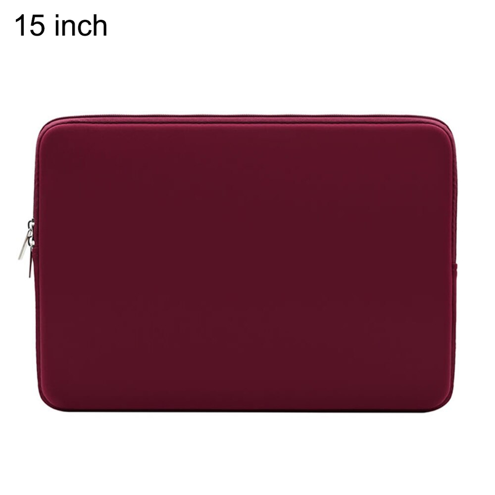 15 Inches Waterproof Protective Case Nylon For Macbook Air Pro Shockproof And Wear-Resistant Inner Bags Outdoor Laptop Bag: Red