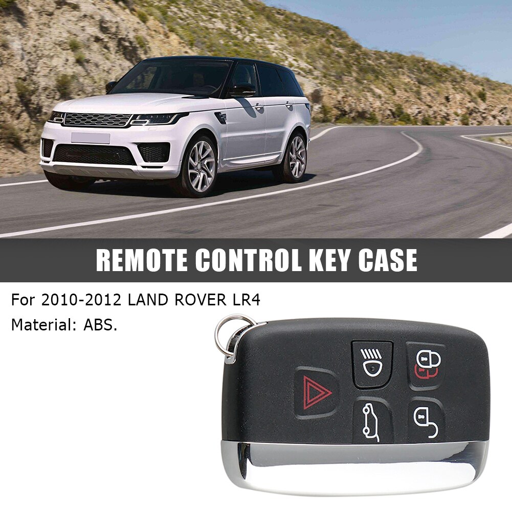 Shell Replacement Car Remote Key Shell Replacement for LAND ROVER LR4 Range Rover 5 Buttons Remote Key Fob Case