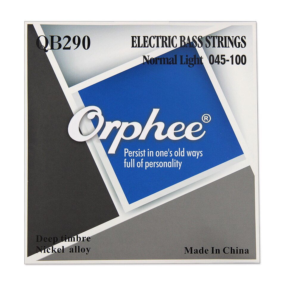 Orphee-cuerdas de guitarra serie QB, herramienta de reparación de cuerdas de bajo eléctrico, cuerda de Metal para 4, 5 y 6, accesorios para cuerdas de guitarra