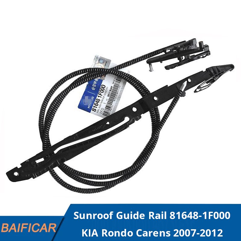 Baificar-riel de guía para techo solar, 81648-1F000, genuino, para KIA Rondo Carens, 2007