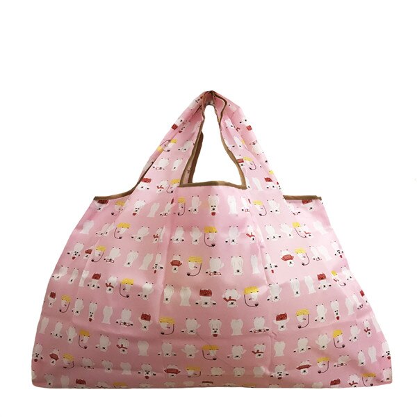 NOENNAME_NULL Vrouwen Opklapbaar Shopper Bag Dames Herbruikbare Boodschappentas Eco Draagtas: 2