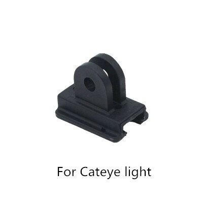 Fiets Licht Houder Zaklamp Lamp Beugel gelden Garmin Bryton Cateye Computer mount met Camera Adapter Fietsonderdelen: For Cateye light