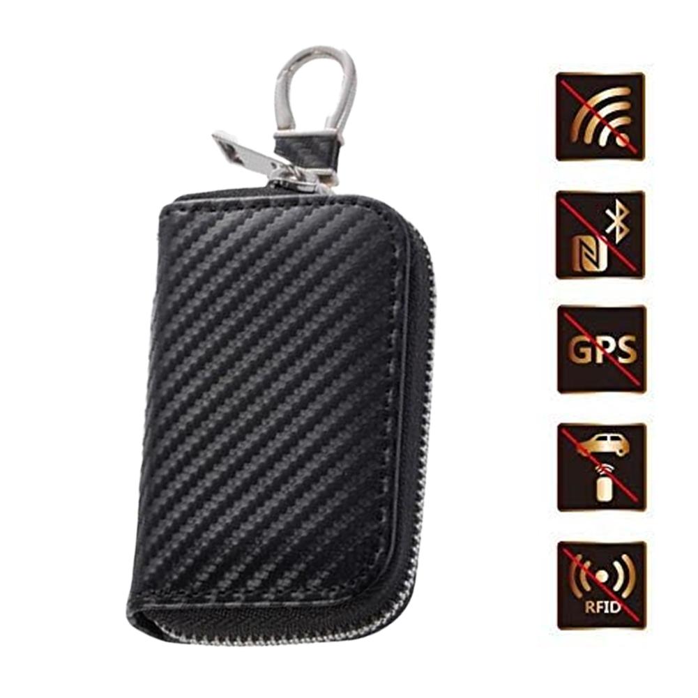 Premium Key Fob Faraday Box GPS Signal Blocker Box For Car Keys Protector Car RFID Signal Blocker Anti-Hacking Case Box: Default Title
