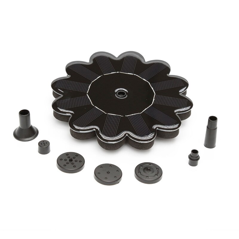 Waterfall Floating Solar Panel Water Fountain Solar Fountain Watering Kit Power Solar Pump Pool Pond Submersible For Garden