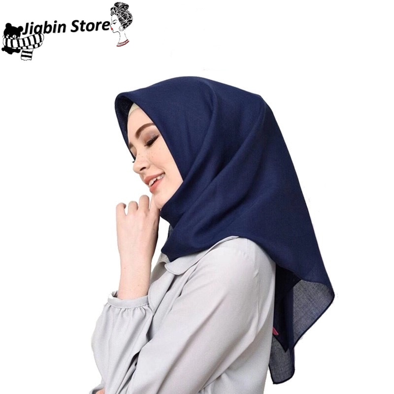 Islamique hijab carré musulman foulard malaisie tudung bawal bandana femmes silencieux hijab châles dame solide écharpe