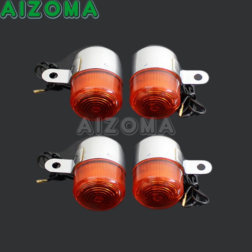 Clignotants de moto pour Honda P25 P50 Z50J1 Z50 Z50A K1/K2 ST50 Dax ST70 CT70 K3, 2 paires, 4 pièces: 4 pieces