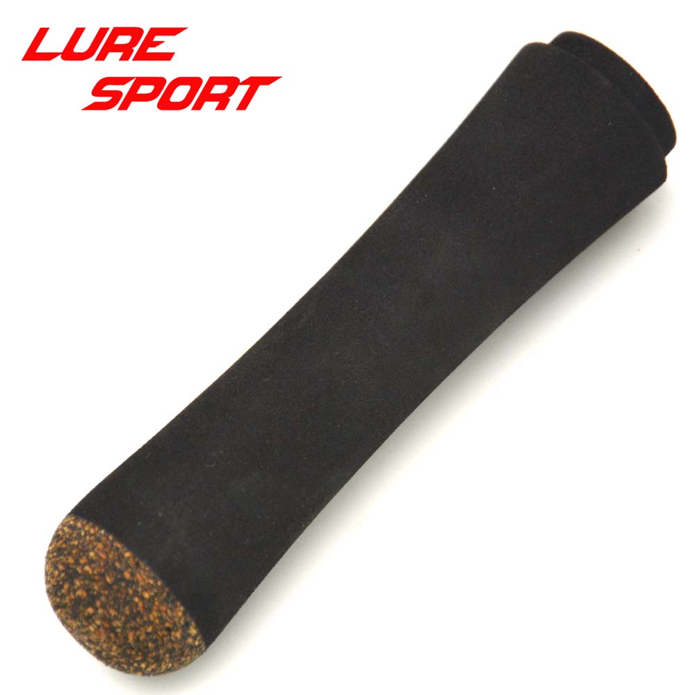 LureSport 10cm EVA grip with RubberCork Butt 2pcs Rod Building Component Cork Rod handle Repair Fishing Pole DIY Accessory