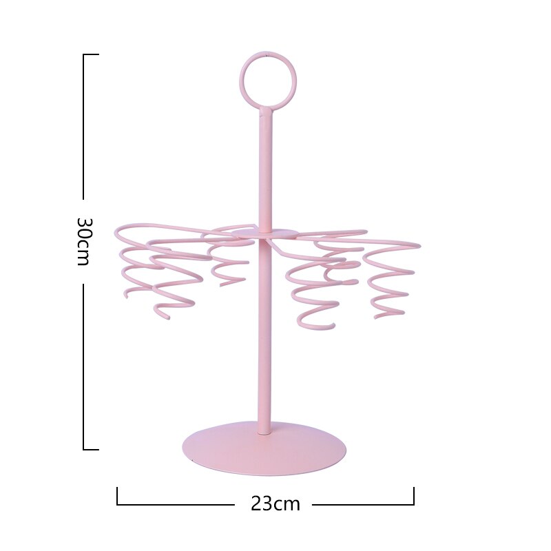 Metall kegel Halfter ei kegel halterung eisbecher knusprig eis Anzeige-ständer Nachtisch tisch dekoration: Rosa