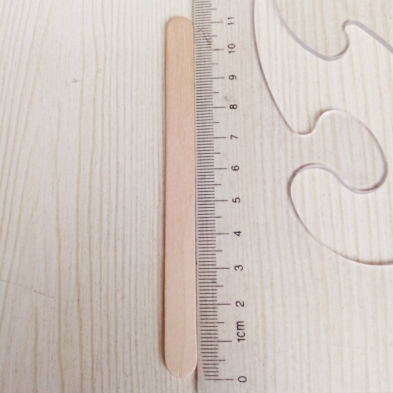 100Pcs/Set Popsicle Sticks Natural Wooden Pop Popsicle Sticks 11.4CM Length Wood Craft Ice Cream Sticks Popsicl Accesorios