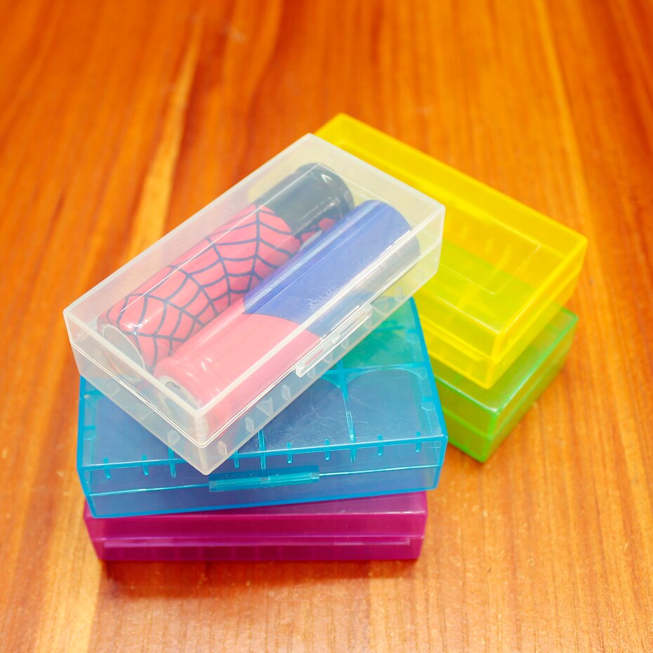 18650 Storage Box 2S Battery Box Portable 16430 Battery 4 Capsules Storage Box Storage Box