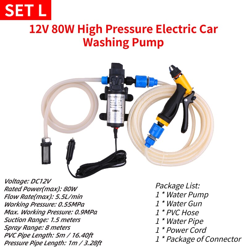 750Ml/1000Ml Hoge Druk Auto Wasmachine Sneeuw Schuimlans Waterpistool Voor Karcher K2-K7 Zeep Schuim Generator verstelbare Sproeier Nozzle: SET L
