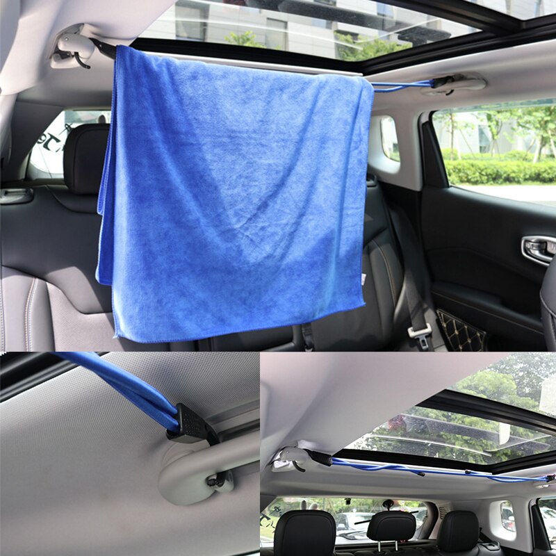 10-120cm justerbare strikkbånd strekker elastiske strikkbånd kroker sykler tau glipper bil bagasje takstativ stropp kroker til camping