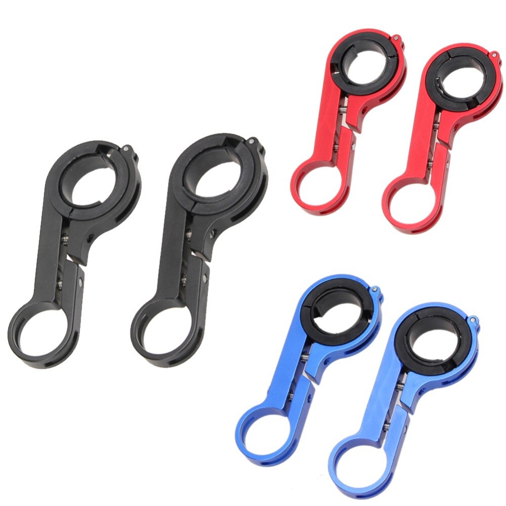 Extensor de manillar de bicicleta de aleación de aluminio de 20CM, soporte de luz delantera para bicicleta de montaña, lámpara, accesorios para linterna