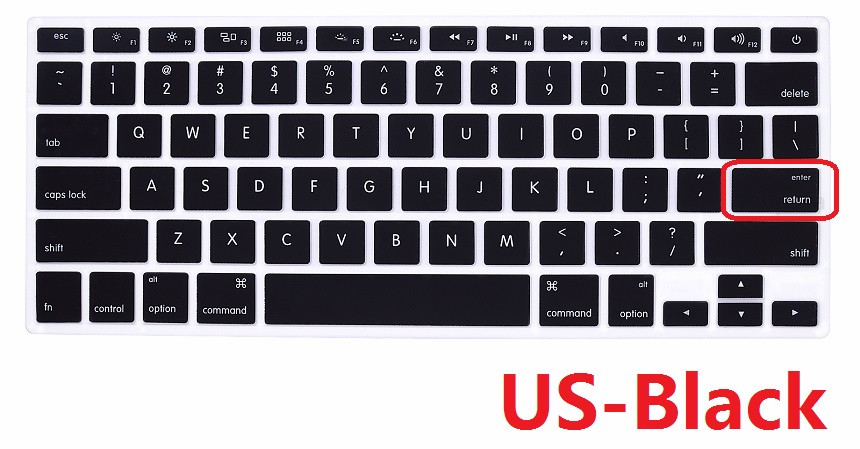 Pokrowiec na klawiaturę TPU do Macbook Pro 13 15 2015 Retina A1502 A1398 US EU English For Macbook Retina 13 15 Keyboard Protector: Niebieski