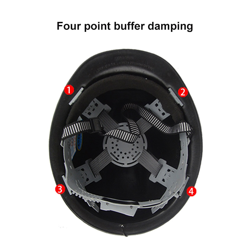 Hard Hat With Bracket Coal Mine Construction Safety Helmet Labor Protection Underground Working Anti-static Matte Helmets