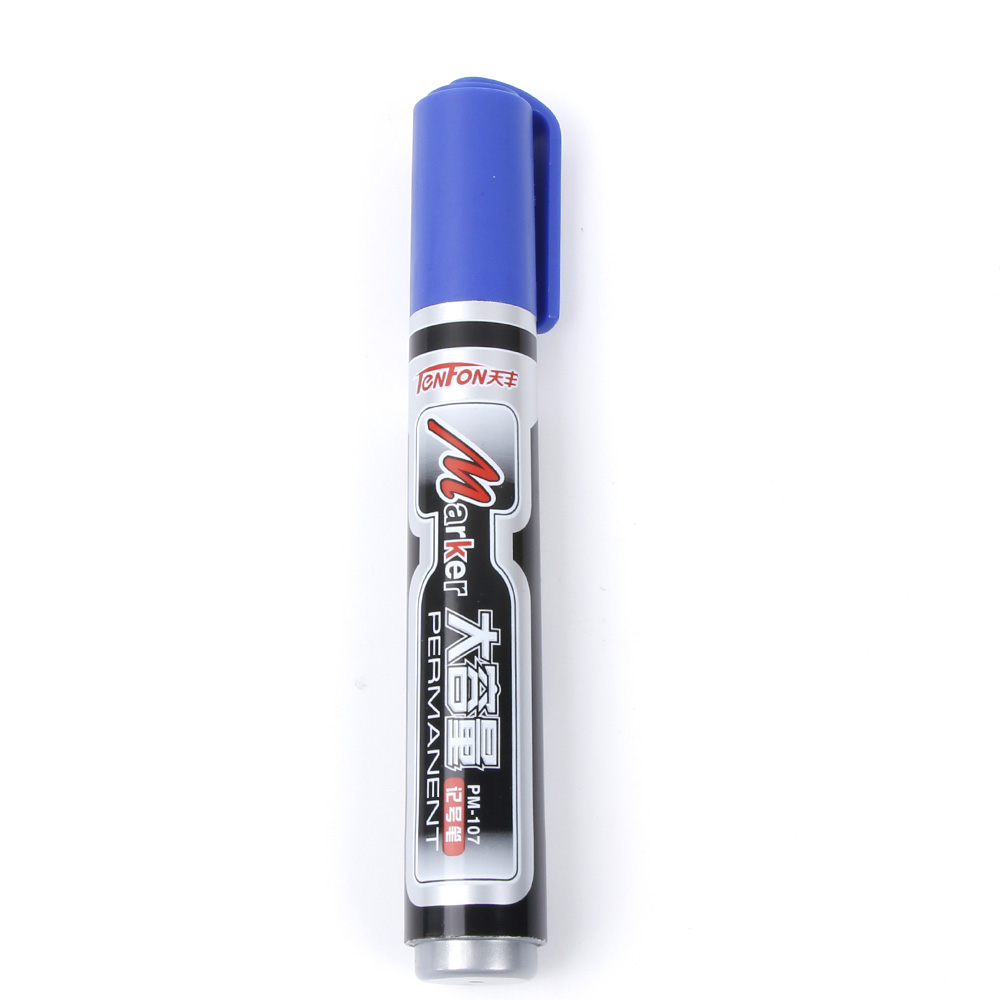 1 pc Large Black Red Blue Plastic Oily Waterproof Permanent Marker Pen Office School Supplies DIY drawing Marker pen