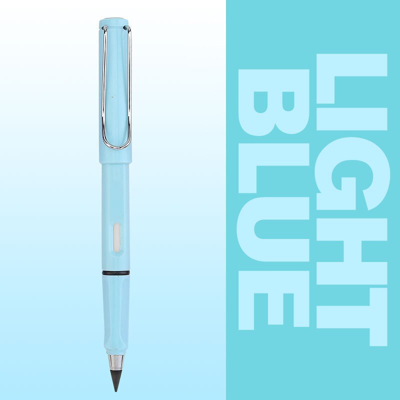 Technology No Ink Pen Unlimited Writing Pencils No Cutting Students Magic Pencils For Writing Art Sketch Painting Tools: Light Blue