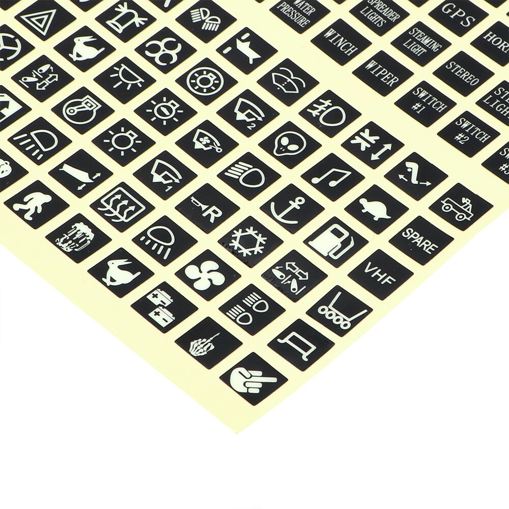 Autosticker tuimelschakelaar label paneel sticker voor toyota corolla camry rav 4 yaris prius