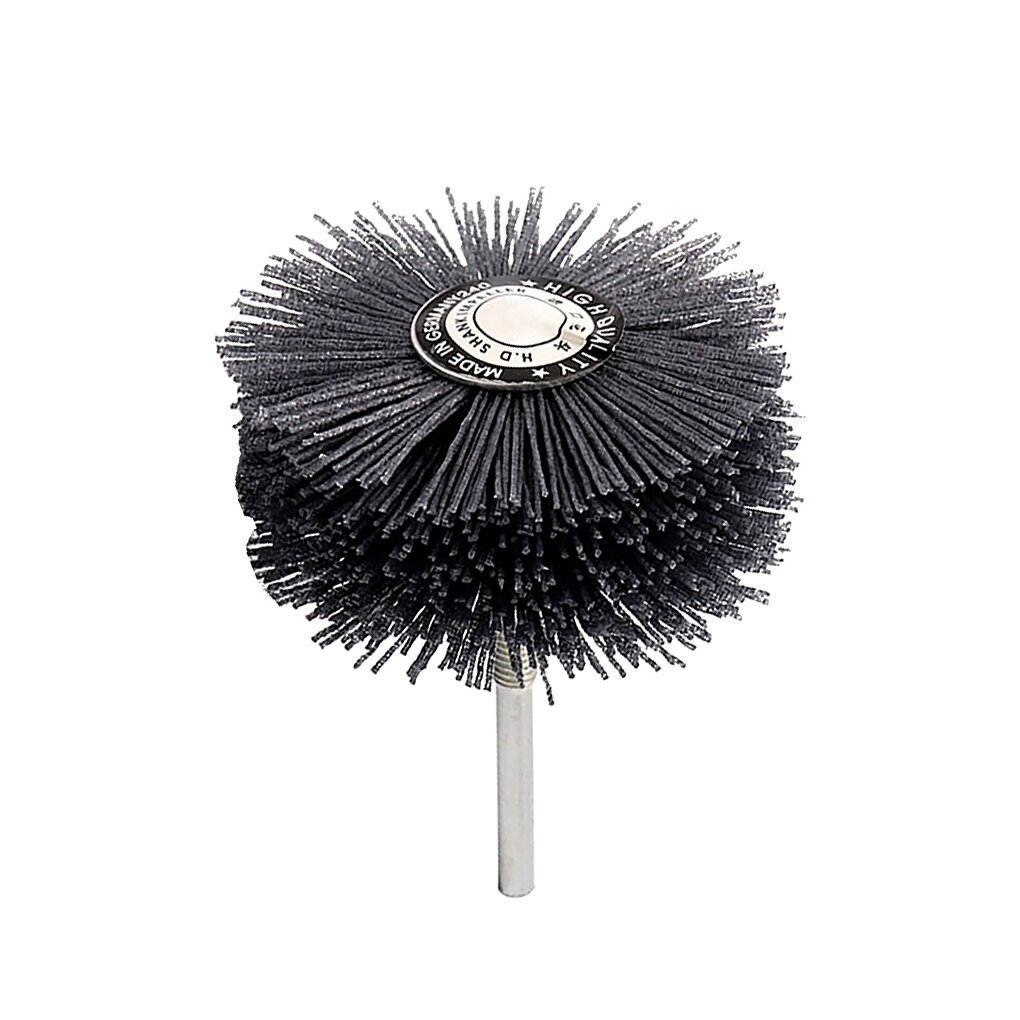 Nylon Wire Brush Abrasive Wheel Flower Head Woodworking Polishing Wire Grinding Wheel: 320 Grit / B