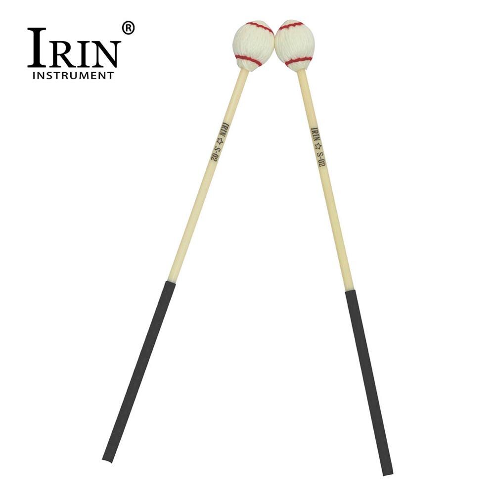 1 paar Hard Rubber Hoofd Marimba Sticks Hamers Xylofoon Piano Hamer Percussie Instrument Accessoires IRIN S-02