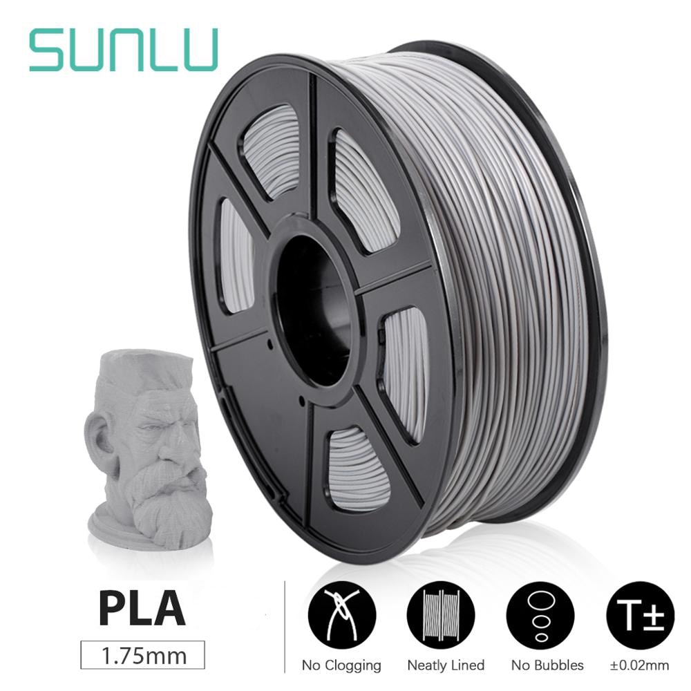 Sunlu 1.75mm pla plus / pla filament 3d filament til 3d printer 100%  ingen boble miljøvenlig polyaktisk syre forbrugelig nedbrydeligt