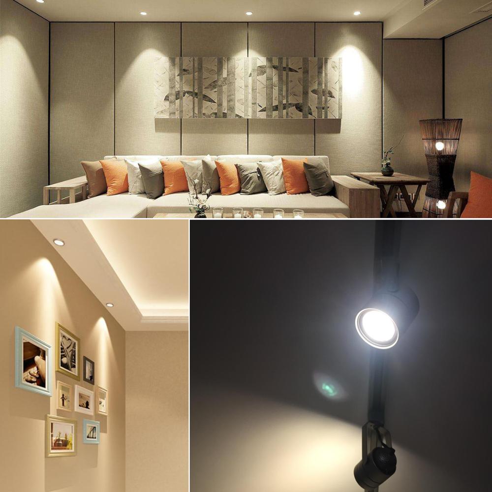 7w 220v gu10 led pære spotlight  mr16 led lampe pære hjemmebelysning led ampul spot lys refletor soveværelse natlampe 2835 smd