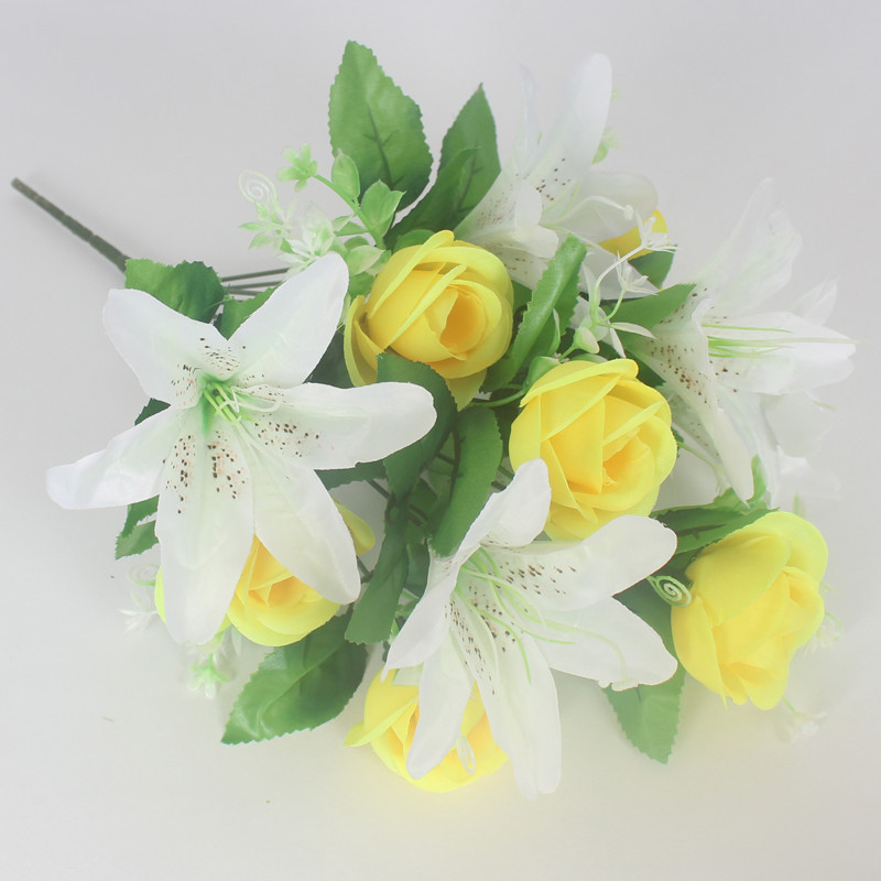 Lily Artificial Flowers Calla Lily Bouquet For Wedding Bouquet Bridal Home Flower Decoration Real Touch Calla: C