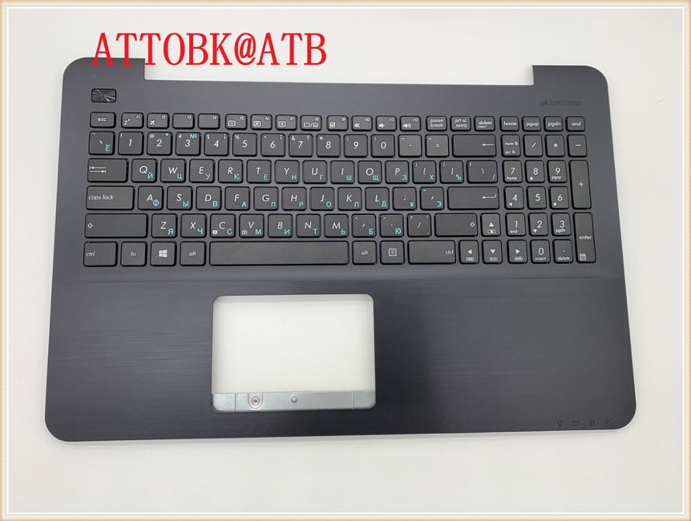 teclado de ordenador portátil ruso para Asus X555 X555L A555L F555L R556L VM510L W519L Y583L R556 W509 cubierta de reposamanos de teclado con C