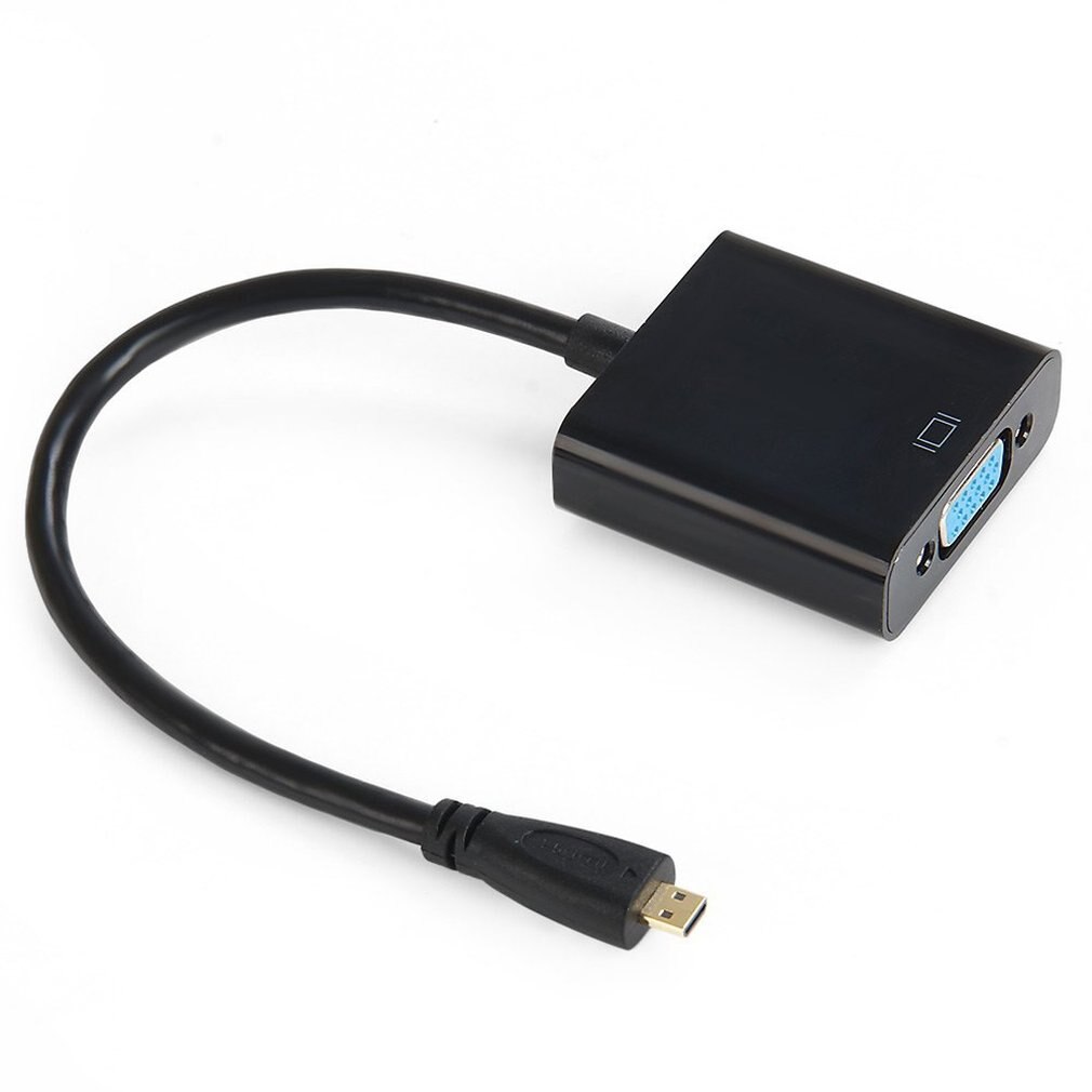 Micro HDMI Male To HDMI Female Adapter - 1080P For Xbox 360, PS3, HDTV (Robotsky) 5 thumbnail image