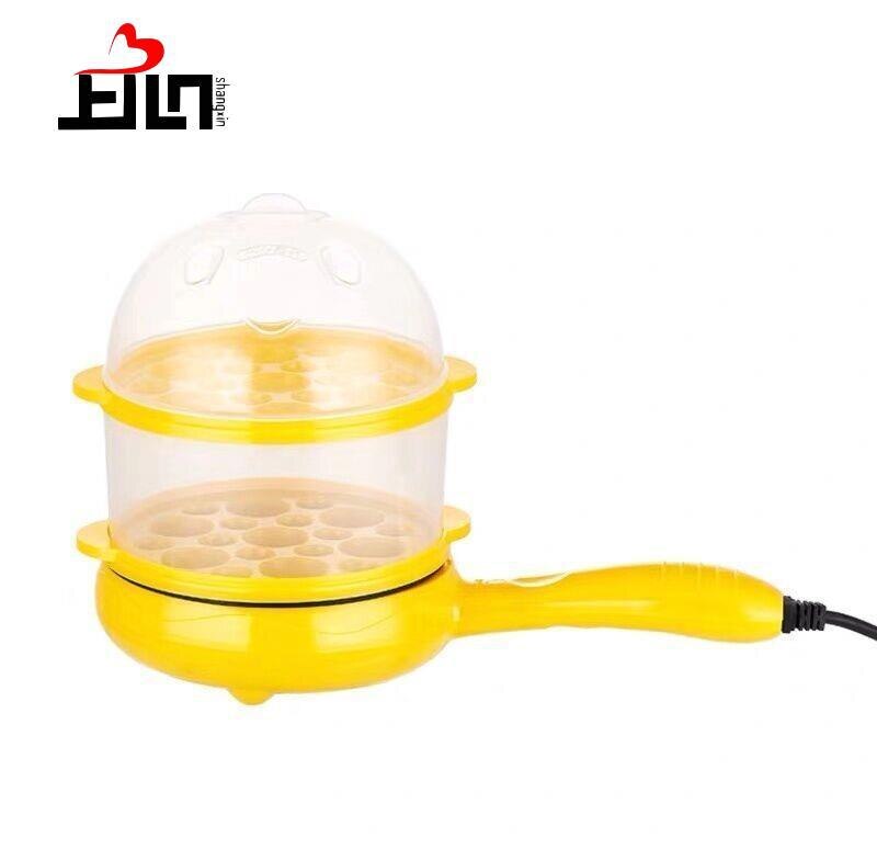 Sartén para freír huevos escalfados, sartén pequeña antiadherente, sartén para pancakes, enchufe pequeño para el desayuno en el dormitorio
