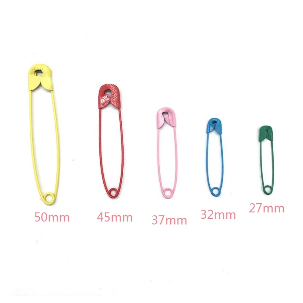 350 stk. metall fargerike sikkerhetsnåler gjør-det-selv syverktøy tilbehør brosje klesspenne nål klesverktøy stor liten eske sett