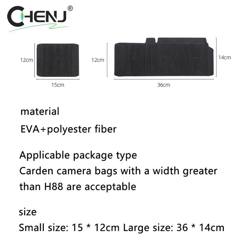 Camera Bag Dividers Padded Separators Camera Bag Replacement Partition Insert Backpack Compartments Protective Camera Lens