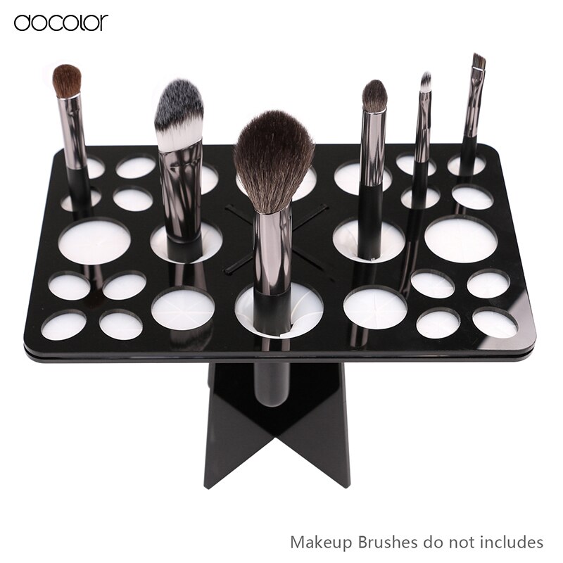 Docolor Make-Up Kwasten Houder Stand Inklapbare Air Drogen Make-Up Borstel Organiseren Houder Cosmetische Tool