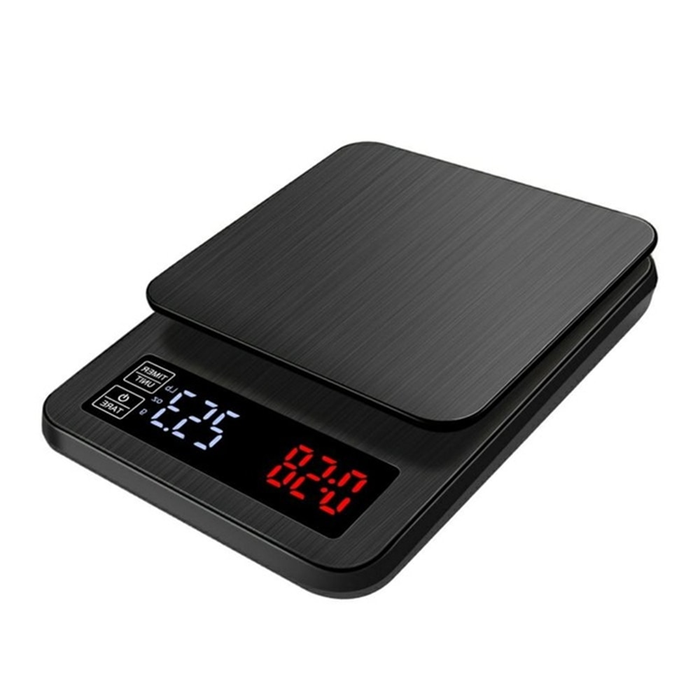 Electronic Kitchen Scales with Timer Precision Digital Scales Smart Coffee Scale Household Food Scales Weight Scale 3KG/0.1g: 2020 NEW 3KG 0.1g