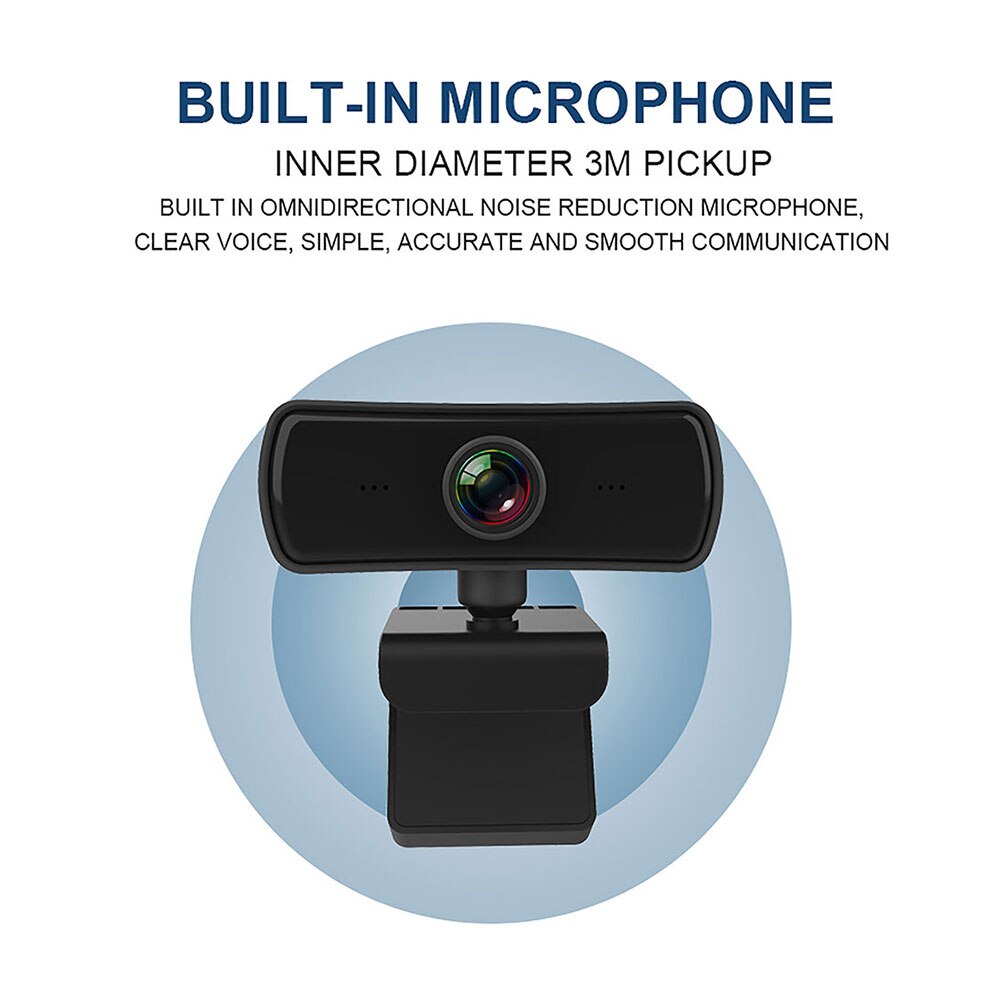 TISHRIC 2K 4 Million Pixels Webcam 1080p Web Camer... – Grandado