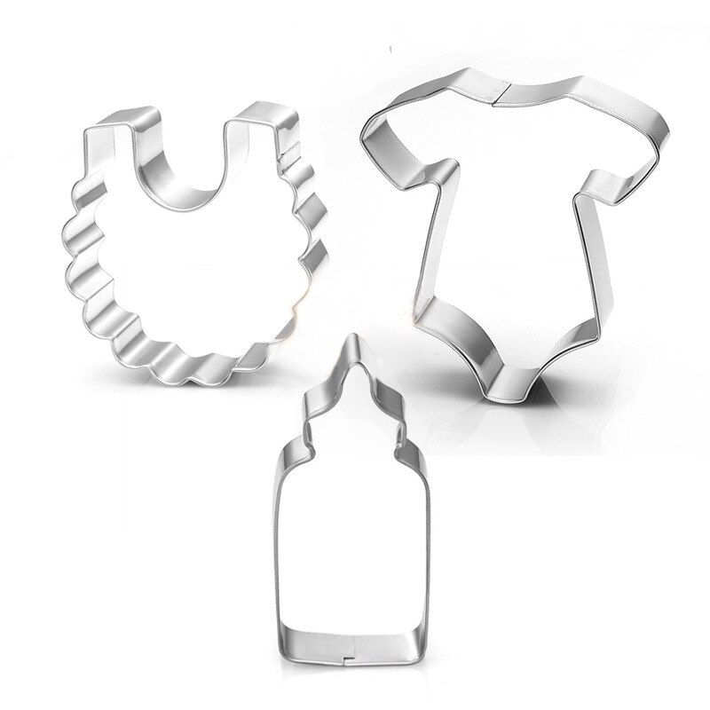 baby dusj flaske smekke form kjeks cookie diy sjokoladekutter fondant fôringsflaske kakeform bakverk bakeware verktøy: misligholde tittel