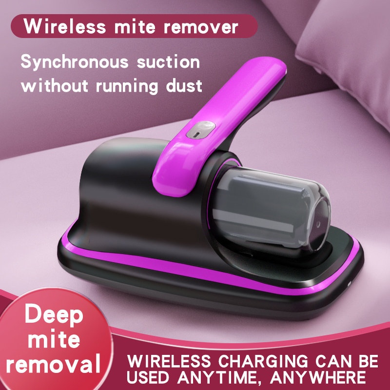 Portable Wireless Handheld Vacuum Cleaner with UV Light for Household Use for Cleaning Beds Sofas Mattresses Dust Mites